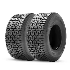 Set of 2 Lawn Mower Tires 4Ply Garden Tractor Turf Tire Tyre Heavy Duty Tubeless