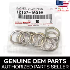 GENUINE Toyota Lexus OEM Differential Oil Drain Plug Gasket 12157-10010 [10 PCS]