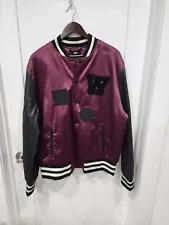 The Weeknd H&M Satin Varsity Jacket Size XL