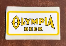 Olympia Beer Sticker Decal Retro Vintage Look Cooler Man Cave Bar New