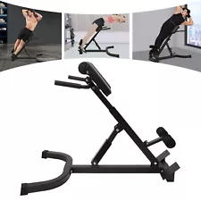 Roman Chair Back Extension Machine, Adjustable Hyperextension Bench - Hamstring