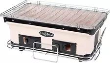 Fire Sense 60450 Yakatori Internal Grates Charcoal Chrome Cooking Grill Japanese