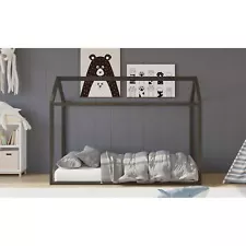 Perry Twin Solid Wood Canopy Bed