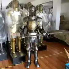 Wearable Crusader Medieval Knight Suit of Armor Armour Combat Gothic Full Body