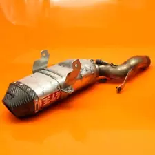 2007-2008 KAWASAKI NINJA ZX6R CARBON YOSHIMURA RS5 EXHAUST PIPE MUFFLER SLIP ON (For: 2008 Kawasaki Ninja ZX6R)