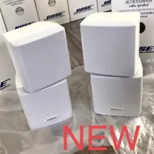 2x Bose New in Box Double Cube DoubleShot Speakers Lifestyle Acoustimass White