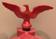 new Gamewell Red American Eagle Topper Fire Alarm Box Police Call Box