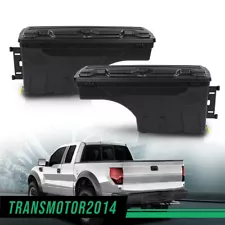 Left & Right Side Truck Bed Storage Tool Box Swing Case Fit For 97-14 Ford F150