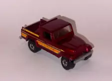 HOT WHEELS Loose BLACK WALL ERA Jeep Scrambler (Metallic Red Version)