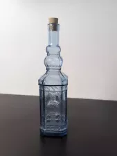 Blue glass bottle