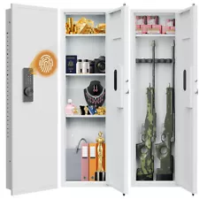 Wall Gun Safe,Hidden Wall Safes Between the Studs for Home Rifle and Pistols