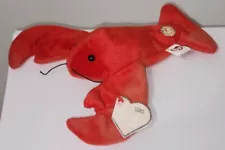 NM* Ty Beanie Baby PUNCHERS the Lobster (BBOC Original 9 Exclusive) NM Plush Toy