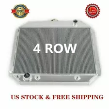 For Ford F100 F150 F250 F350 Bronco Truck 1966-1979 4-Row/Core Aluminum Radiator (For: 1971 Ford F-250)