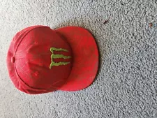 Monster Energy Hat Cap New Era 9fifty Snap Back RARE Camo Green