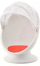 IKEA PS LÖMSK Kids Swivel Pod Chair, White/Red(Orange)