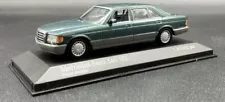 Minichamps 1/43 Mercedes Benz 560 SEL 1989-91 Petrol Metallic 430039301