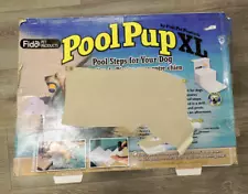 POOL PUP XL Anti Slip Safety Pool Steps For Your Dog 140lbs Capacity, NIB