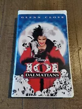 Disney's 101 Dalmatians, VHS 8996, Glenn Close Great Condition Ready To Play