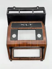 1980 - 1986 Ford F 150 250 350 Dash Dashboard Radio Bezel XLT Woodgrain (1983) (For: More than one vehicle)