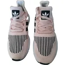 ADIDAS PINK AND BLACK SHOES FOR GIRL SIZE 3 VERY CLEAN IN EXCELLENT CONDITION.