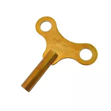 Brass Replacement Clock Key For Key Wind Clocks Size 7 / 4.0 mm - Clock Parts