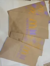 [X2] McDonald's x BTS 2021 LIMITED EDITION BTS COLLAB Meal Bags [SMALL & LARGE]