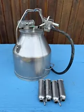 CHOREBOY 4 Claw Cup Milking Machine Milker Stainless Steel Cow Dairy Goat #4