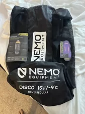 Nemo disco mens 15f down mummy sleeping bag, Extra Room For Side Sleepers