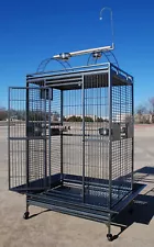 XX-LARGE 32"X23"X66"H Parrot Cage For Large Macaw Cockatoo African Grey Amazon