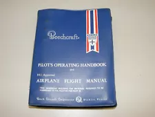 Beechcraft Bonanza V35 V35A V35B Pilot Operating Handbook