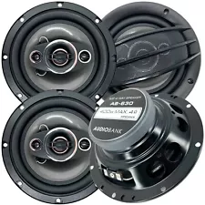 4x Audiobank 800 Watts 6.5" 4-Way Car Audio Stereo Coaxial Competition Speakers