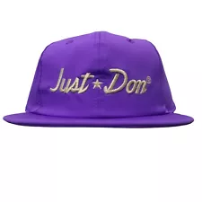 Converse x JUST DON 6 Panel Tillandsia Purple Baseball Flat Brim Hat