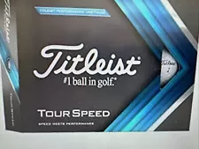 Four Dozen (4) 2022 Tour Speed Golf Balls White Brand New New