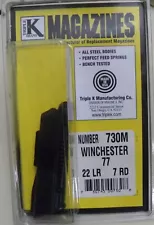 NIP Triple K Brand 730M Magazine for Winchester Model 77 Rimfire Rifle 22 LR