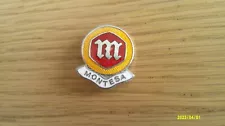 Vintage Montesa Motorcycle Enamel Badge