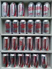 24 Different (EMPTY) DIET COKE CANS (my id #16) Diet Coca Cola LYRICS/Sayings