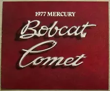 MERCURY BOBCAT & COMET USA Car Sales Brochure For 1977 #77-203