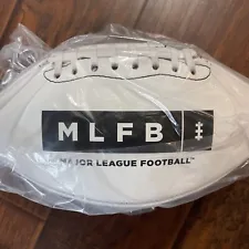 Official Major League Football MLFB White Leather Big Game Ball USFL XFL NFL