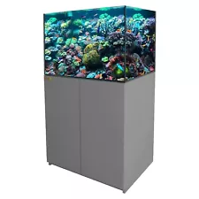 115 Gallon SILVER Coral Reef Aquarium Tank Ultra Clear transpare Glass with Sump