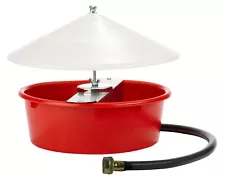 Little Giant Automatic Poultry Waterer with Cover (5 qt) For Adult Poultry Birds