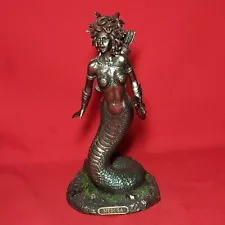 Veronese Design Medusa Greek Gorgon Serpent Monster Standing Holding Bow Statue