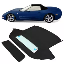 Convertible Soft Top & Heated Glass window Fits For 1998-2004 Corvette C5