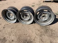 1969-1982 C3 Corvette AZ Code Set of (3) 15x8 Rally Wheels Rims K9-7-30 OEM