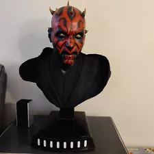 Sideshow Star Wars Darth Maul Life-Size Bust Figure Statue Sith Master