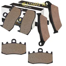 Front Rear Brake Pads for BMW R1200Gs R 1200Gs 2004-2012 Adventure Triple Black (For: 2012 BMW R1200GS)