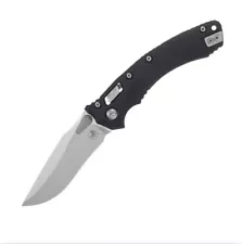 Microtech Manual Amphibian RAM-LOK - Black Fluted Aluminum, Stonewash Rare