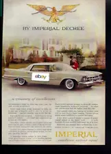 CHRYSLER 1958 IMPERIAL 4 DOOR WHITE SEDAN BY IMPERIALTREASURY OF EXCELLENCES AD