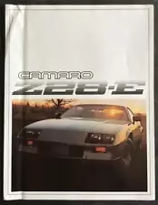 CHEVROLET CAMARO Z28-E Car Sales Brochure c1982 #CN11-E