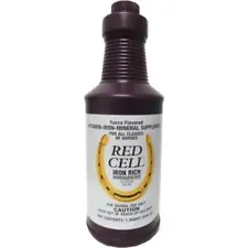 Farnam Red Cell Yucca Flavored Iron Mineral Rich Supplement For Horses 32oz