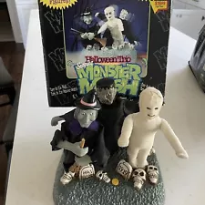 Vintage 1997 Gemmy Animated Monster Mash Decor Halloween Prop W/ Box For Repair